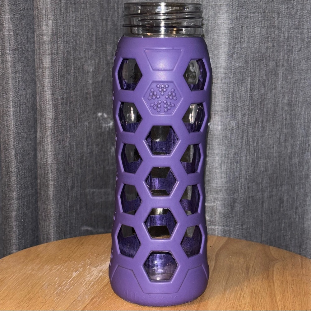 Lifefactory Purple 22 oz Replacement Water Bottle & Sleeve - no lid / cap